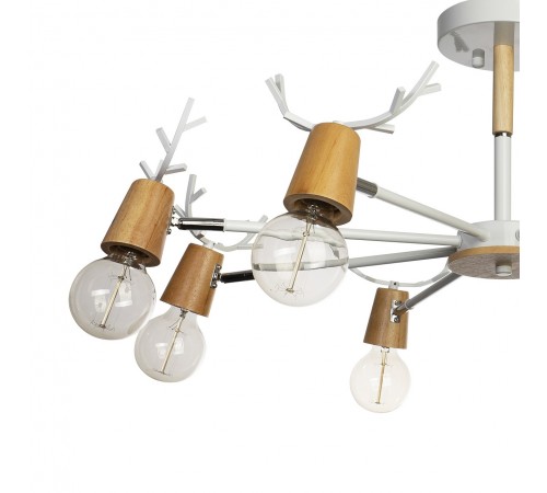 Люстра на штанге Loft it 10024/8 White Sven