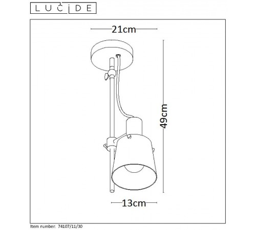 Спот Lucide 74107/11/30 Quinny
