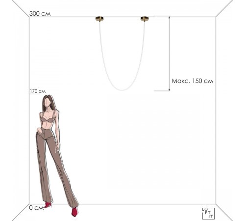 Подвесной светильник Loft it 10230/3000 Lori