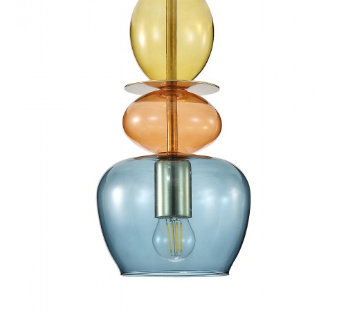 Подвесной светильник Indigo 11065/1P Blue Millefiori