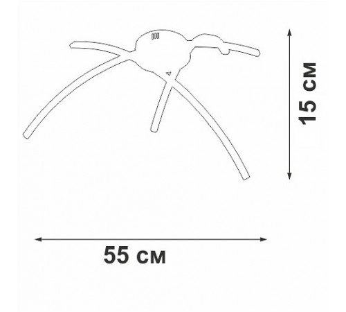 Потолочная люстра Vitaluce V2513DT-8/3PL V2513DT