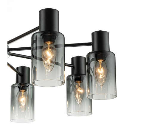 Люстра на штанге Escada 2120/8P Black Diversity