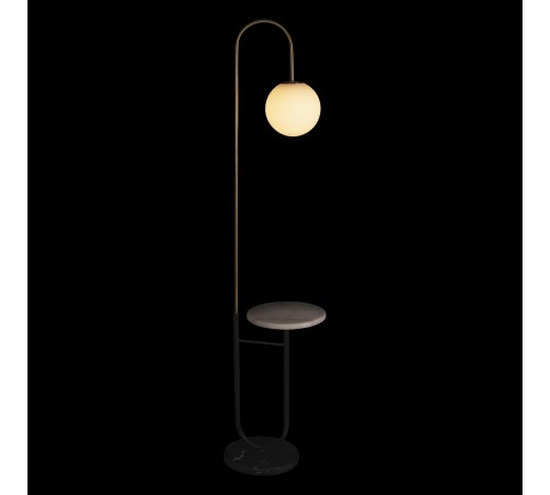 Стол журнальный с торшером Loft it 10145 Black Sonni