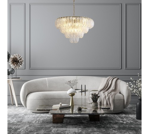 Подвесная люстра Indigo 12034/15P Brass Dalia