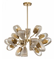 Люстра на штанге Indigo 11033/18R Amber Fless