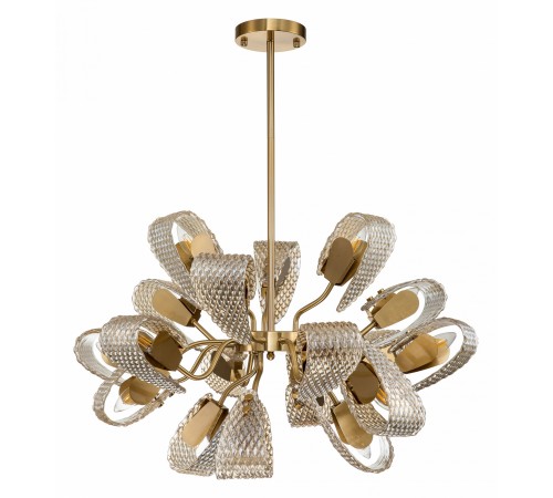 Люстра на штанге Indigo 11033/18R Amber Fless