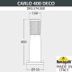 Наземный низкий светильник Fumagalli DR3.574.000.WXU1L Carlo Deco