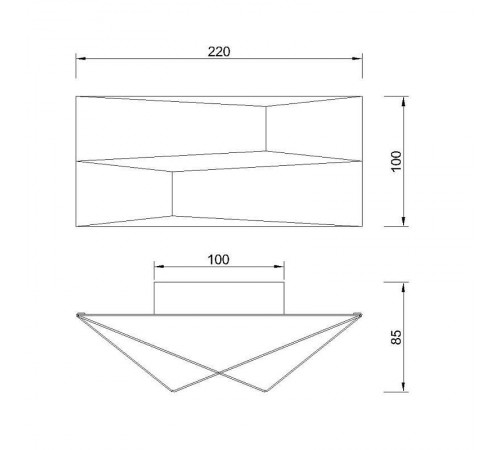 Накладной светильник Mantra 8157 Fuji