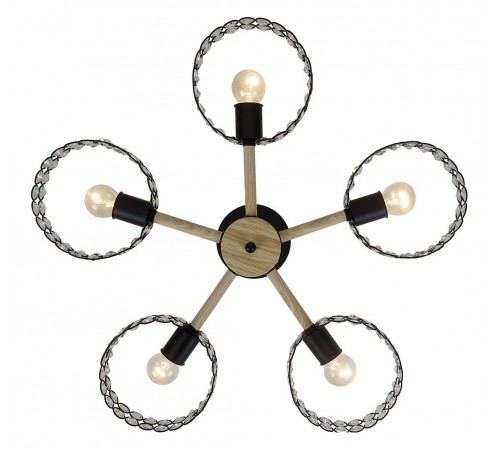 Люстра на штанге Escada 679/5P Black Banjo