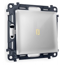 Выключатель одноклавишный с подсветкой без рамки Ambrella Volt MA402010 Quant