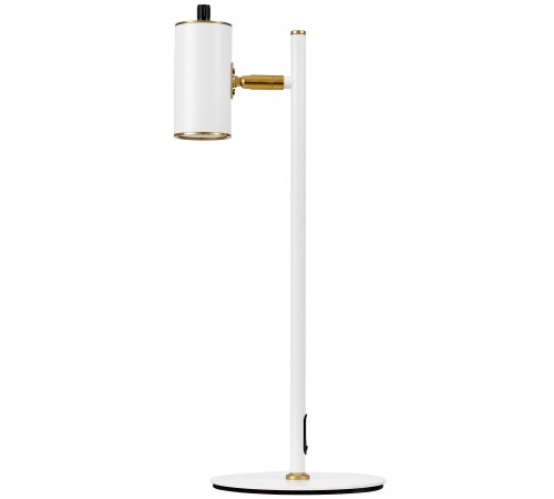 Настольная лампа офисная LUMINA DECO LDT 7731-1 WT+MD MIRRA