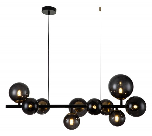 Подвесная люстра Indigo 11018/10P Black Molecola