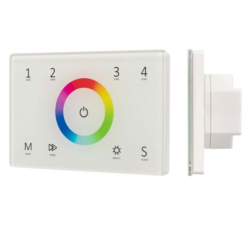 Панель-регулятора цвета RGB сенсорная встраиваемая Arlight 028402 SMART