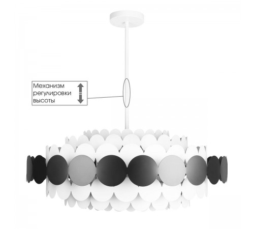 Люстра на штанге Loft it 10310/M Black Juicy