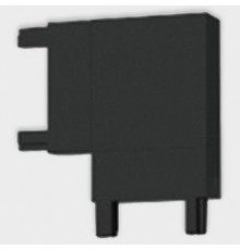 Соединитель угловой L-образный для треков накладных Italline IT09-9029 black IT09