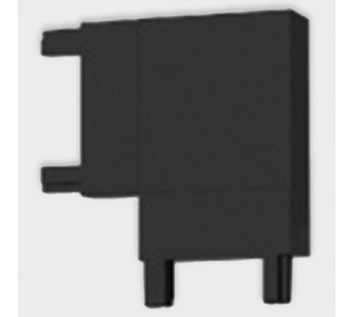 Соединитель угловой L-образный для треков накладных Italline IT09-9029 black IT09