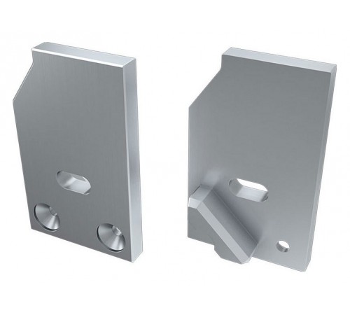 Заглушка для профиля с отверстием левая Arlight 026734 ALM