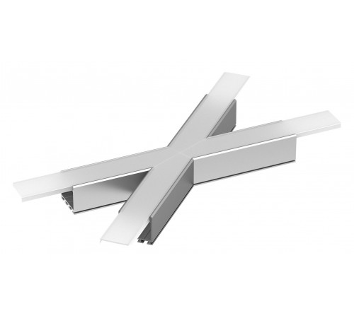 Соединитель угловой X-образный накладной Arlight 026245 KLUS