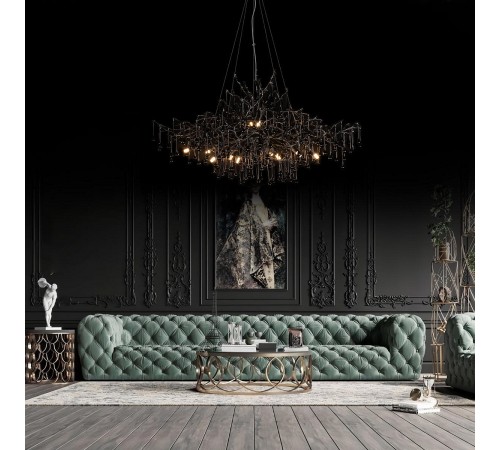 Подвесная люстра Loft it 10067/1500 BK Bijout