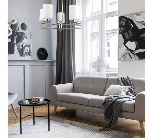 Люстра на штанге Escada 10166/5PL Chrome Eclipse