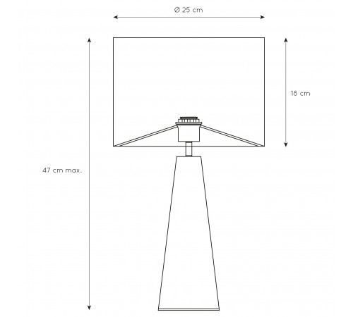 Настольная лампа декоративная Lucide 10501/81/37 Extravaganza Velvet