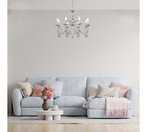 Подвесной светильник Escada 678/8PL Chrome Shine