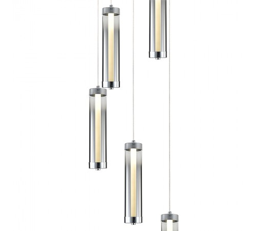Подвесной светильник Indigo 11061/5P Chrome Rilucente