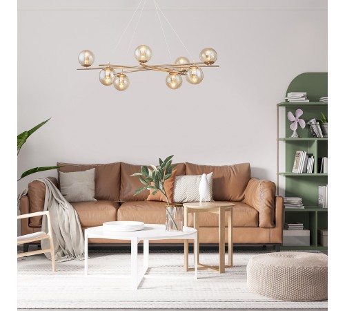 Подвесная люстра Escada 1119/8S Gold Balance