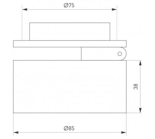 Встраиваемый светильник Arlight 045780 POT