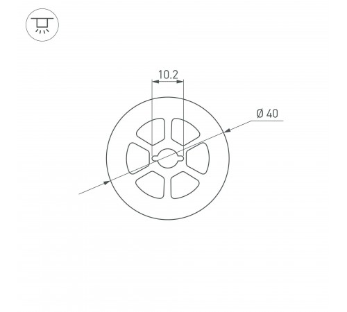 Профиль накладной гибкий Arlight 045869 WPH-FLEX