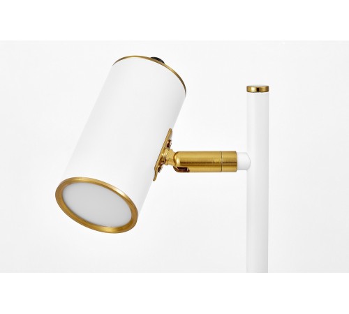 Настольная лампа офисная LUMINA DECO LDT 7731-1 WT+MD MIRRA