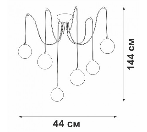 Подвесной светильник Vitaluce V4853/3S V4853