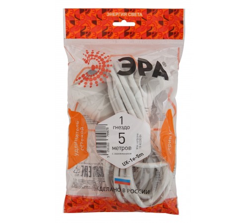 Удлинитель Эра Б0039818 UX-1е-5m