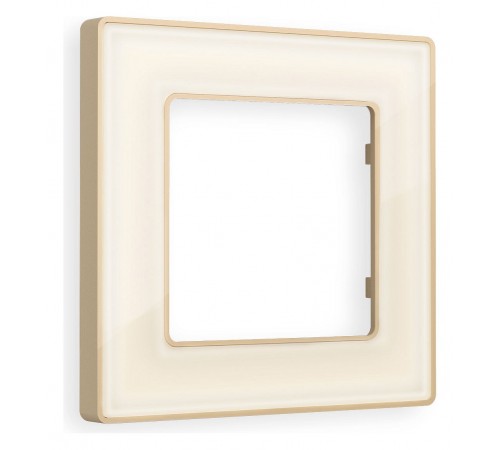 Рамка на 1 пост Ambrella Volt AF580341 Arctic