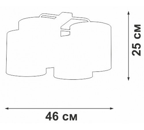 Потолочная люстра Vitaluce V28810-1/4PL V2881