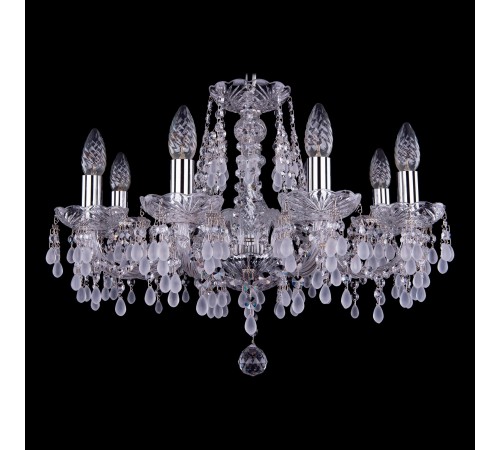 Подвесная люстра Bohemia Ivele Crystal 1410/8/195/Ni/V0300 1410