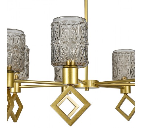 Люстра на штанге Indigo 13025/7R Gold Preda
