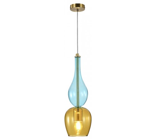Подвесной светильник Indigo 11065/1P Amber Millefiori