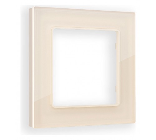 Рамка на 1 пост Ambrella Volt AF330301 Platos Стекло органическое