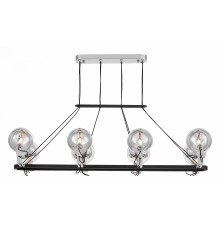 Подвесная люстра LUMINA DECO LDP 9110-8-PR BK+CHR MARSEO