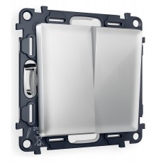 Выключатель проходной двухклавишный Ambrella Volt MA403020 Quant