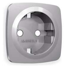 Накладка для розетки с заземлением Ambrella Volt OP5060 Quant