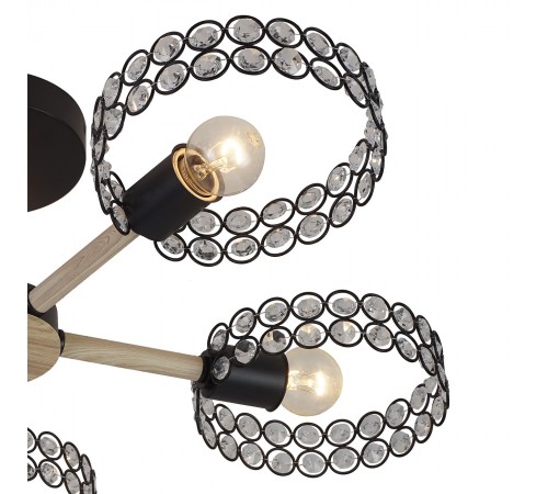 Люстра на штанге Escada 679/5P Black Banjo