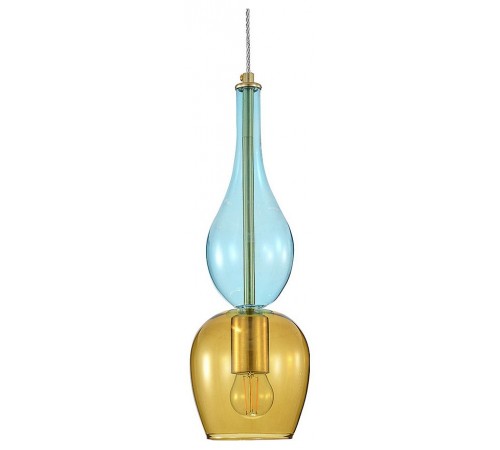 Подвесной светильник Indigo 11065/1P Amber Millefiori