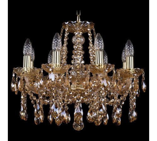 Подвесная люстра Bohemia Ivele Crystal 1413/8/165/G/M721 1413