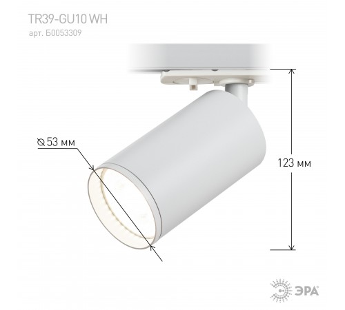 Светильник на штанге Эра TR39-GU10 WH