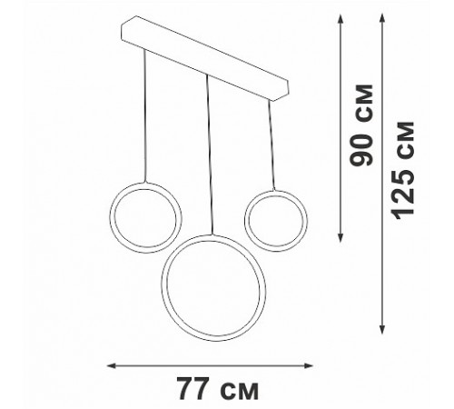 Подвесной светильник Vitaluce V3050-1/3S V3050