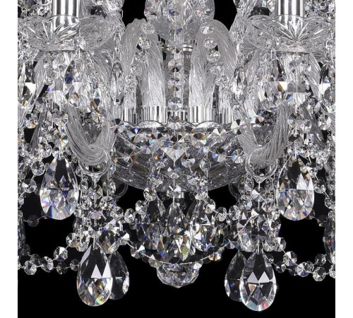 Подвесная люстра Bohemia Ivele Crystal 1411/12+6/300/Ni 1411