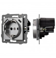 Розетка с заземлением и 2хUSB type A и C, без рамки Arlight 49831 SCT