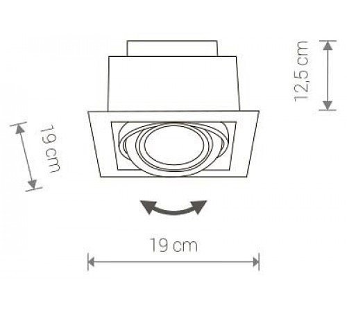 Встраиваемый светильник Nowodvorski 9573 Downlight